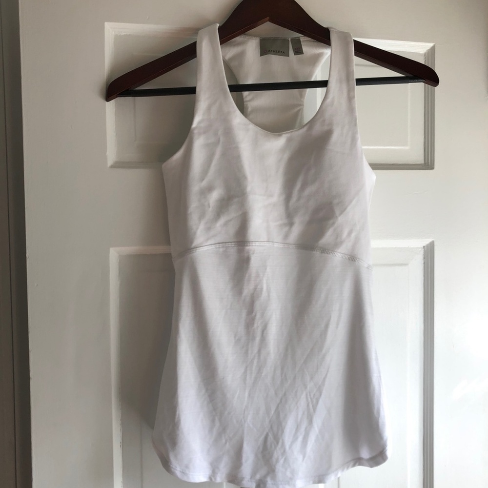 Athleta White Daydreamer Tank
